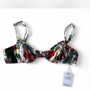 Miaou Multicolor Bikini Top